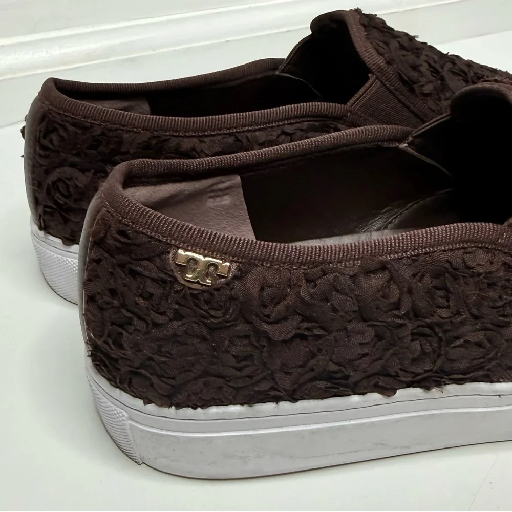Tory Burch Textured Slip-On Sneakers